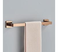 Bathroom Hardware Rose Gold Polish Shiny Bathrobe Hook Towel Rail Bar Rack Bar Shelf Tissue Paper Holder Bathroom Accessories,1 pc Towel Bar 40cm,China Mainland