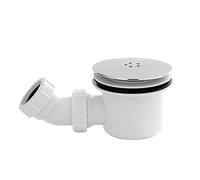 Bathroom High Fast Flow Waste Trap 90mm For Shower Enclosure Tray With Elbow Brand New