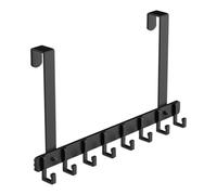 Bathroom Hook - Over The Door Towel Holder, Sturdy, Load Capacity Hanger, Door Mounted Hanger, Multi-Purpose Storage Rack, Robust with Padding and Multiple Hooks