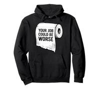 Bathroom Humor Adult Comedy Toilet Paper Humor Sarcasm Pullover Hoodie