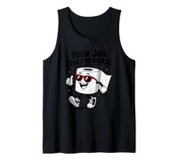 Bathroom Humor Adult Comedy Toilet Paper Humor Sarcasm Tank Top