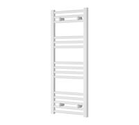 Bathroom Kingdom Capo Electric White Straight Heated Towel Rail 1000x400 Bathroom Kingdom White
