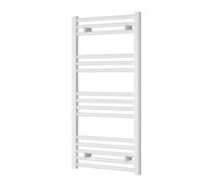 Bathroom Kingdom Capo Electric White Straight Heated Towel Rail 1000x500 Bathroom Kingdom White
