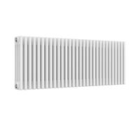 Bathroom Kingdom Colona White 4 Column Horizontal Traditional Radiator 500x1370 Bathroom Kingdom White