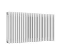 Bathroom Kingdom Colona White 4 Column Horizontal Traditional Radiator 600x1010 Bathroom Kingdom White