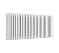 Bathroom Kingdom Colona White 4 Column Horizontal Traditional Radiator 600x1370 Bathroom Kingdom White