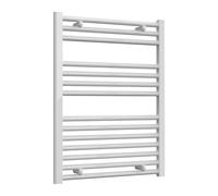 Bathroom Kingdom Diva Electric White Straight Heated Towel Rail 800x600 Bathroom Kingdom White