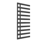 Bathroom Kingdom Grace Anthracite Designer Heated Towel Rail 1140x500 in Grey Bathroom Kingdom Grey