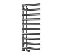 Bathroom Kingdom Grace Gunmetal Grey Designer Heated Towel Rail 1140x500 Bathroom Kingdom Multicolor