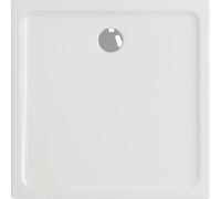 Bathroom Kingdom Oliver Rectangular Stone Shower Tray 1400x800mm in White Bathroom Kingdom White