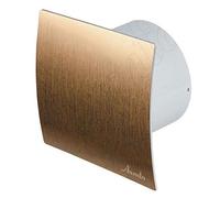 Bathroom Kitchen Toilet Wall Air Ventilation Extractor Fan with Timer 5" 125mm Gold