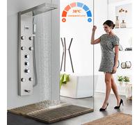 TecTake Shower Panel With 6 Massage Jets