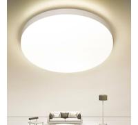 Bathroom Light, 36W 4000K 4200LM LED Ceiling Lights, Waterproof IP44, 240W Equivalent,Modern,Dome,Flush Mount Ceiling Light for Bedroom, Kitchen, Living Room,Utility Room, Porch, Ø23cm