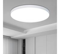 Bathroom Light 6500K Cool White, 24W 2400LM Ceiling Lights LED, 200W Equivalent, Waterproof IP44, Non-dimmable, Round Flush Ceiling Light For Bedroom,Kitchen, Hallway, Toilet, Ø28cm, Pack of 1