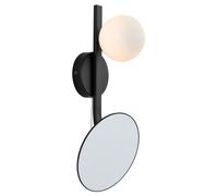 Luxia Tinsley Bathroom Mirror Wall Light - Matt Black