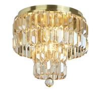 Bathroom Light Brass Empire 4 IP44 Satin Searchlight 61321-4SB