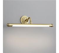 Bathroom Light Fixture Over Mirror d Wall Lamp,Angle Adjustable LED Modern Vanity Wall Light,Brushed Brass Vanity Wall Light Strip for Bedroom Living Room Study Room Dining Room Stairs Porc