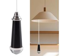 Bathroom Light Pull Cord Handle,Light Pull Cord String Replacement Cord Pull,150CM Nylon Pull String Extension Light Switch,Chrome Finish Porcelain End,Blind Handle for Bathroom Ceiling Fan