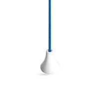 Bathroom Light Pull Cord Strings. Choice of Cord Colours, with Ice White Connector and Acorn, from Sleeklight™ (Electric Blue)