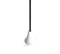 Bathroom Light Pull Cord Strings. Choice of Cord Colours, with Ice White Connector and Acorn, from Sleeklight™ (Jet Black Cord)