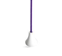 Bathroom Light Pull Cord Strings. Choice of Cord Colours, with Ice White Connector and Acorn, from Sleeklight™ (Purple)