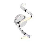 Ensora Lighting Luna LED Bathroom Wall Light, Silver