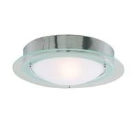Bathroom Light Silver Belfast IP44 Chrome 300mm Searchlight 3108CC