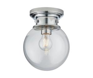 Bathroom Light Silver Cheswick IP44 Chrome Clear Glass Endon 96138