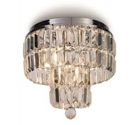 Bathroom Light Silver Empire 4 IP44 Chrome Searchlight 61321-4CC