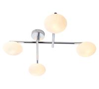 Bathroom Light Silver Mobias 4 IP44 Polished Chrome Endon 95008