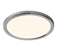 Nordlux Oja 29 Ip54 3000/4000K 3-Step Bathroom Ceiling Light In Chrome 30Cm Diameter