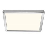 Bathroom Light Silver Oja 29 LED IP54 Chrome 3000K 4000K Square Moodmaker