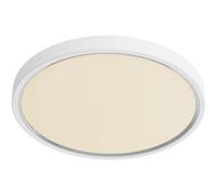 Nordlux Modern Indoor Ceiling Light White Plastic Intergrated LED 3-Level Dimming - Mains Powered, IP44 Nordlux White