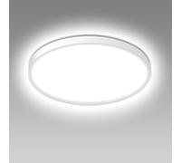 Bathroom Lights Ceiling, 18W Ceiling Lights 1620LM 5000K Daylight White | Ø22CM Waterproof IP44, 120W Equivalent, Led Ceiling Light for Living Room, Kitchen, Porch, Bedroom