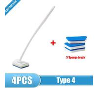 Bathroom Long Handle Brush Wall Floor Scrub Bath Tub Shower Tile Cleaning Adjust