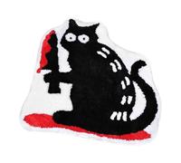 Bathroom Mat Funny Cat Carpet Absorbent Cat Doormat Bathroom Cute Mat Soft Carpet Washable Door Mats Outdoor