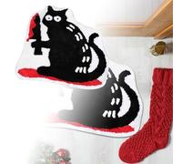 Bathroom Mat Funny Cat Carpet Absorbent Cat Doormat Bathroom Cute Mat Soft Carpet Washable Door Mats Outdoor