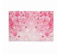 Bathroom Mat Gradual Solid Pink Love Saint Valentine'S Day Bath Mat Plush Non-Slip Shower Mats, For Entry, Living Room, Garage, 40x60cm