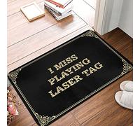 Bathroom Mat I Miss Playing Laser Tag/Welcome Spring Bathroom Decor