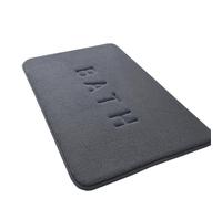 bathroom mat Thickened Simple Toilet Absorbent Foot Mat Carpet Bathroom Non-slip Shower Room Household Dirt-resistant Door(Dark Gray,500MMx800MM)