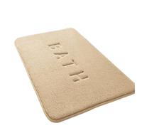 bathroom mat Thickened Simple Toilet Absorbent Foot Mat Carpet Bathroom Non-slip Shower Room Household Dirt-resistant Door(Apricot,400MMx600MM)