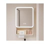 Bathroom Medicine Cabinet with Mirror, Wall-Mounted Storage, Open Container, Touch Switch, 40cm/15.7in - Stylish nizer for Medications and Essentials.