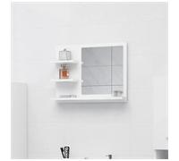 Vidaxl Bathroom Mirror White 60X10.5X45 Cm Engineered Wood