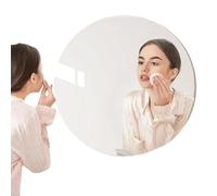 Bathroom Mirror, Acrylic Round Makeup Mirror, Waterproof Vanity Design for Daily Grooming, Clear Reflection Quality, Home Decor Accessory, Help in the st