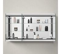 Bathroom Mirror Cabinet Duravit L-Cube 3 doors, E socket 1200x700mm Graphite Matt LC7553049491000