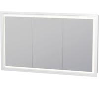 Bathroom Mirror Cabinet Duravit L-Cube built-in, 3 doors, F socket 1200x700mm White Matt LC7653018181000
