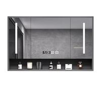 Bathroom mirror cabinet，led mirror for bathroom，Bathroom Mirror with Storage，Bathroom Medicine Cabinet ，Anti-fog，Modern Wall Mounted Medicine Cabinet，kitchen wall cabinets(C,W140*H75cm/W55.1*H29.5in)