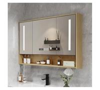 Bathroom mirror cabinet，mirror cabinet for bathroom，Bathroom Medicine Cabinet ，bathroom led mirror，Double Door Mirrored Bathroom Cabinet Storage Cupboard Wall Mounted(B,W80*H70cm/W31.5*H27.6in)
