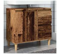 vidaXL Sink Cabinet Old Wood 65x33x60 cm Engineered Wood