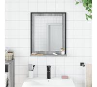 Bathroom Mirror Cabinet Wall Mounted Storage Cabinet Engineered Wood vidaXL